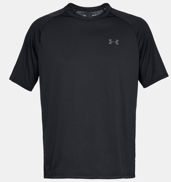 Siyah Erkek UA Tech 2.0 Kısa Kollu T-shirt
