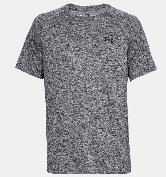 Siyah Erkek UA Tech 2.0 Kısa Kollu T-shirt