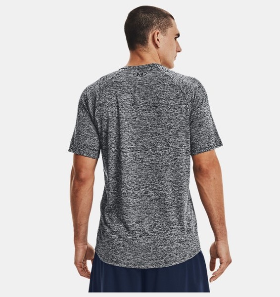 Siyah Erkek UA Tech 2.0 Kısa Kollu T-shirt