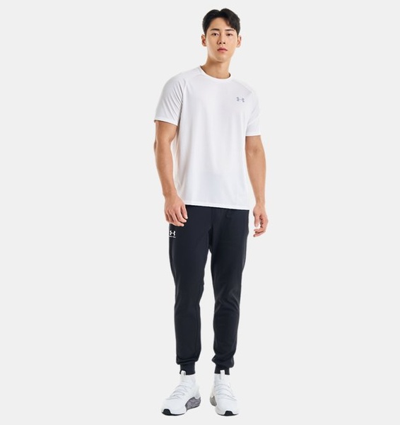 Beyaz Erkek UA Tech 2.0 Kısa Kollu T-shirt