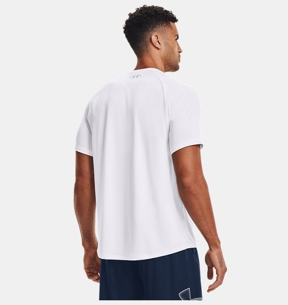 Beyaz Erkek UA Tech 2.0 Kısa Kollu T-shirt