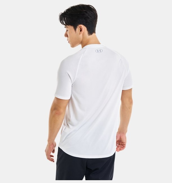 Beyaz Erkek UA Tech 2.0 Kısa Kollu T-shirt