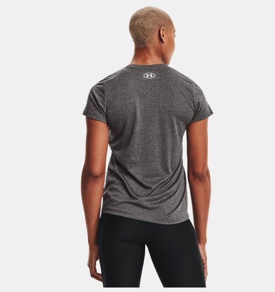 Gri Kadın UA Tech™ V-Yaka T-shirt