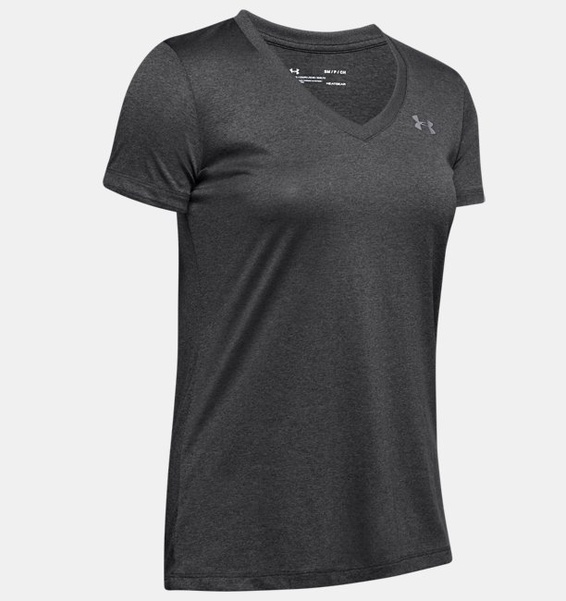 Gri Kadın UA Tech™ V-Yaka T-shirt