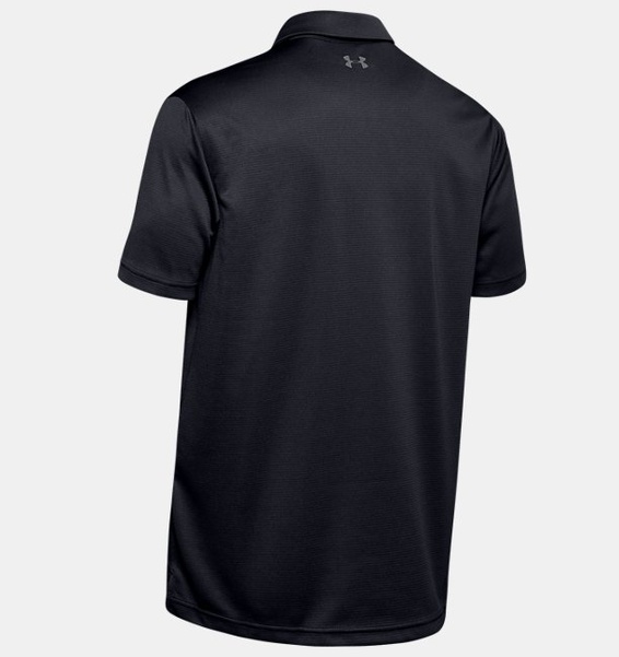Siyah Erkek UA Tech Polo T-shirt