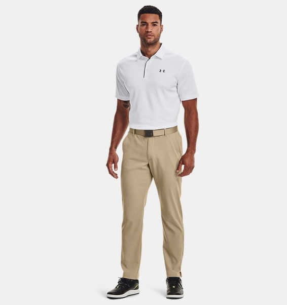 Beyaz Erkek UA Tech Polo T-shirt