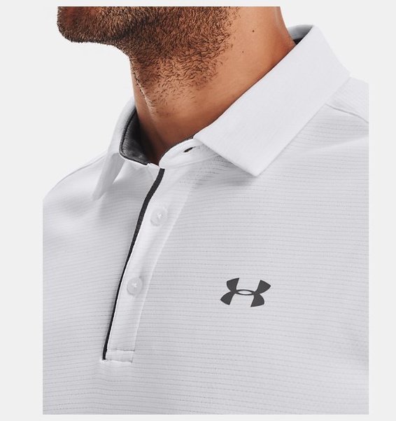 Beyaz Erkek UA Tech Polo T-shirt
