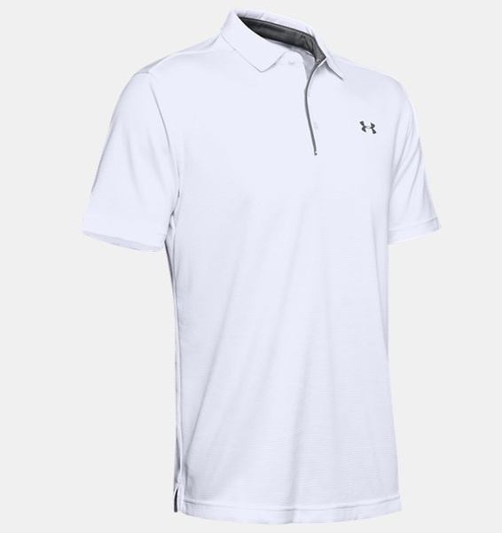 Beyaz Erkek UA Tech Polo T-shirt
