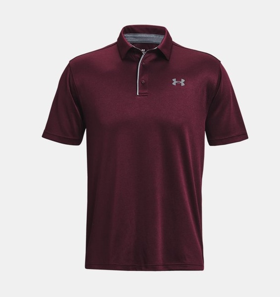 Kırmızı Erkek UA Tech Polo T-shirt