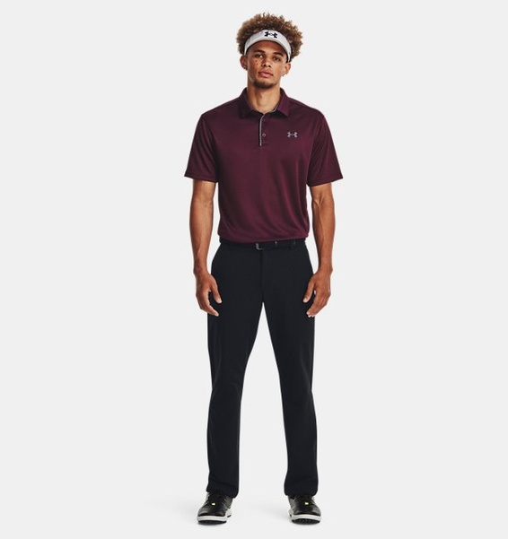 Kırmızı Erkek UA Tech Polo T-shirt