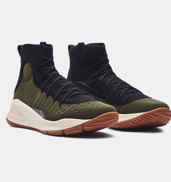 Gri Erkek UA Curry 4 Basketbol Ayakkabısı