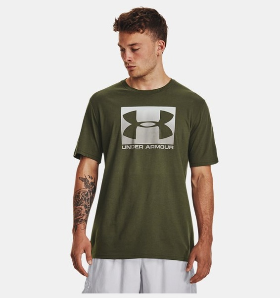 Yeşil Erkek UA Boxed Sportstyle Kısa Kollu T-shirt