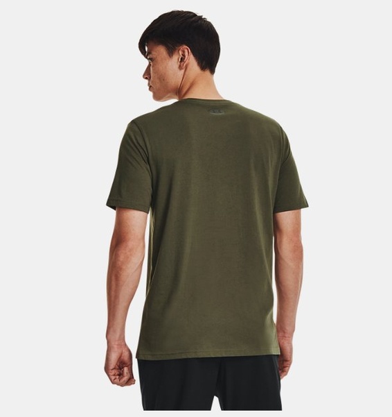 Yeşil Erkek UA Sportstyle Logo Kısa Kollu T-shirt