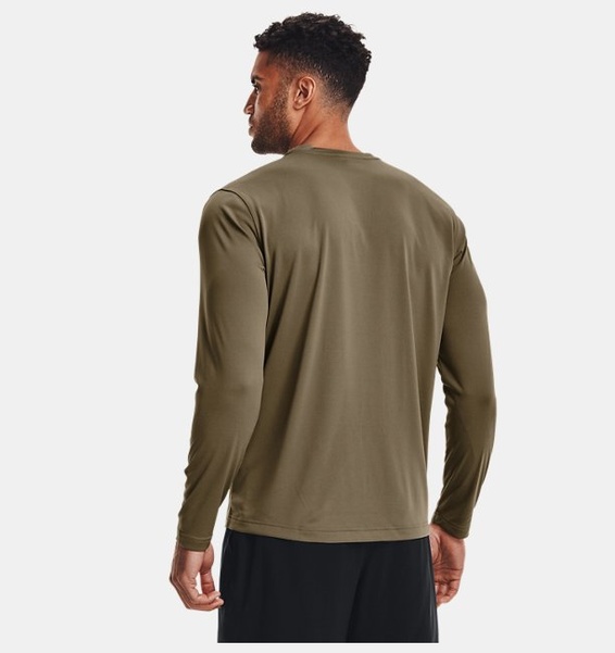 Kahverengi Erkek Tactical UA Tech™ Uzun Kollu  T-Shirt