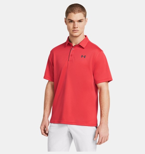 Kırmızı Erkek UA Tech Polo T-shirt