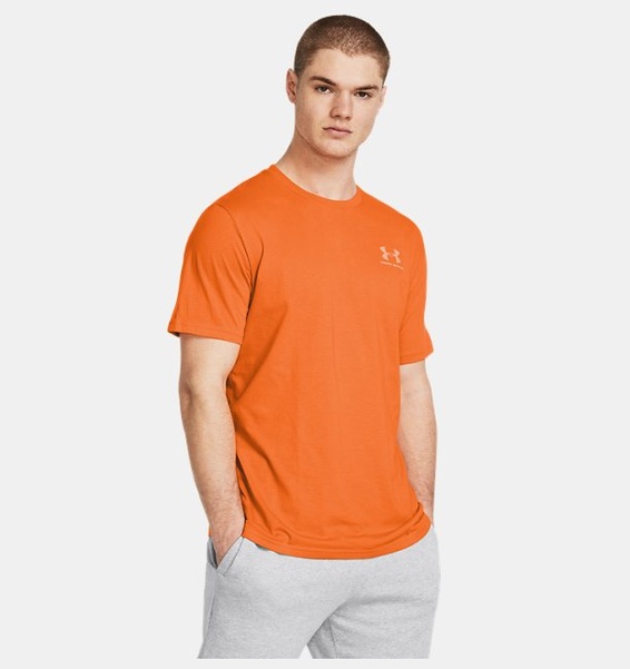 Turuncu Erkek UA Sportstyle LC Kısa Kollu T-shirt