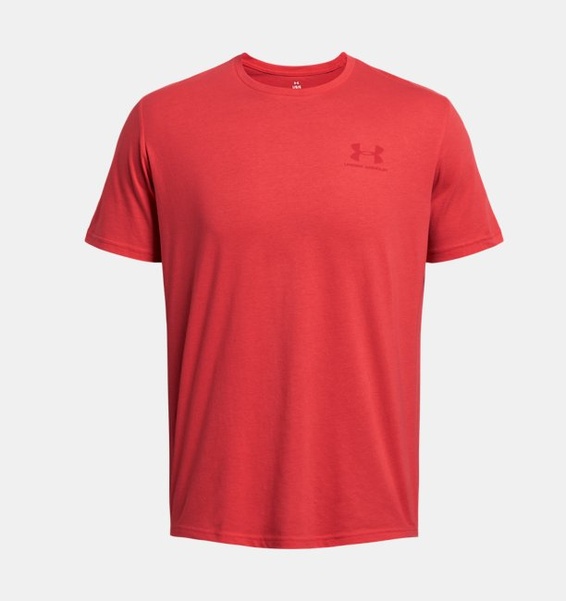Kırmızı Erkek UA Sportstyle LC Kısa Kollu T-shirt