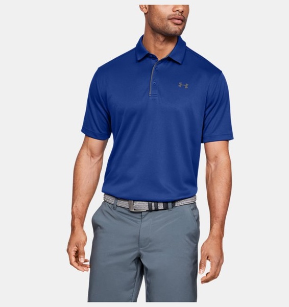 Mavi Erkek UA Tech Polo T-shirt