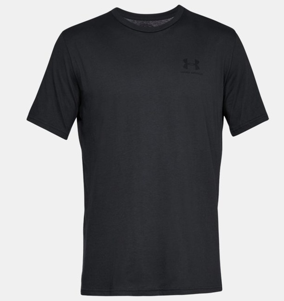 Siyah Erkek UA Sportstyle LC Kısa Kollu T-shirt