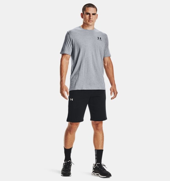 Gri Erkek UA Sportstyle LC Kısa Kollu T-shirt