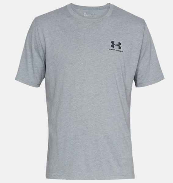 Gri Erkek UA Sportstyle LC Kısa Kollu T-shirt
