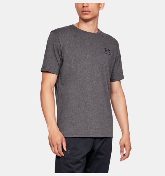 Gri Erkek UA Sportstyle LC Kısa Kollu T-shirt