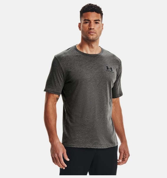 Gri Erkek UA Sportstyle LC Kısa Kollu T-shirt