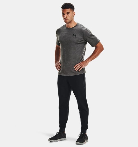 Gri Erkek UA Sportstyle LC Kısa Kollu T-shirt