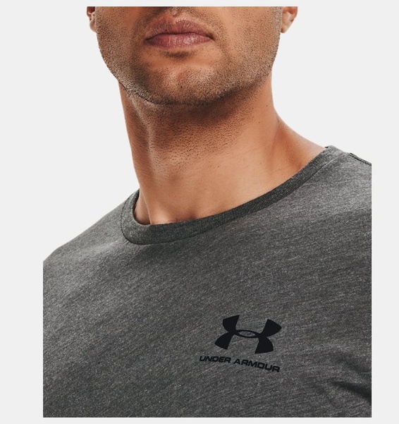 Gri Erkek UA Sportstyle LC Kısa Kollu T-shirt