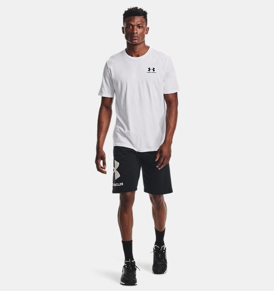 Beyaz Erkek UA Sportstyle LC Kısa Kollu T-shirt