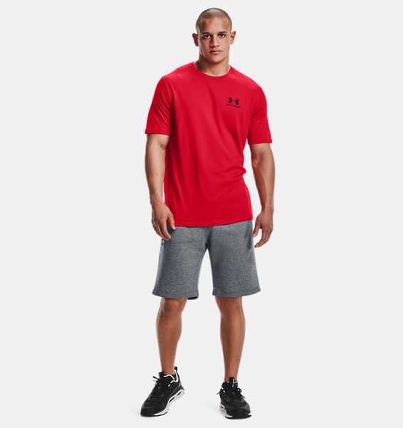 Kırmızı Erkek UA Sportstyle LC Kısa Kollu T-shirt
