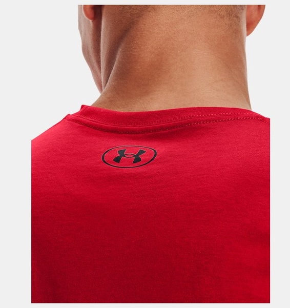 Kırmızı Erkek UA Sportstyle LC Kısa Kollu T-shirt