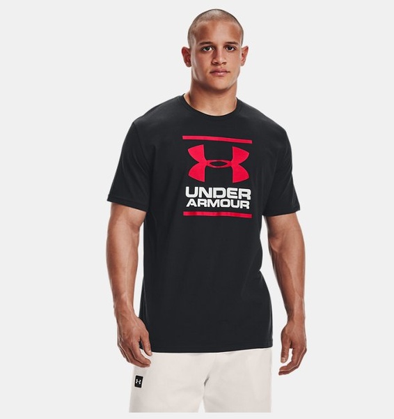 Siyah Erkek UA GL Foundation Kısa Kollu T-shirt
