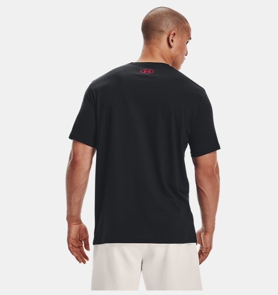 Siyah Erkek UA GL Foundation Kısa Kollu T-shirt