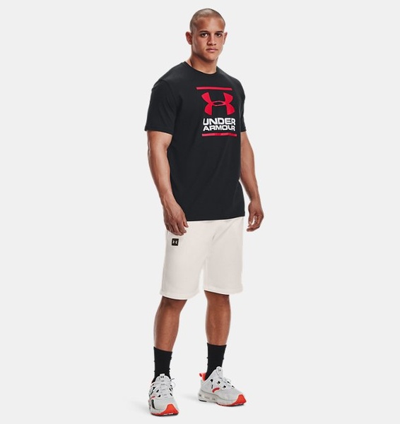 Siyah Erkek UA GL Foundation Kısa Kollu T-shirt