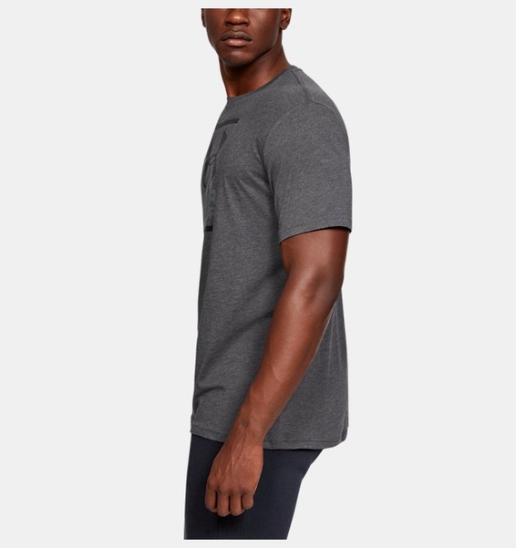 Gri Erkek UA GL Foundation Kısa Kollu T-shirt