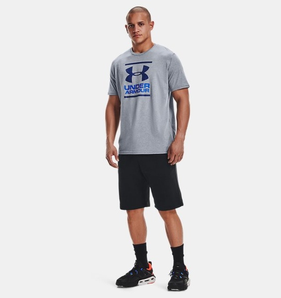 Gri Erkek UA GL Foundation Kısa Kollu T-shirt