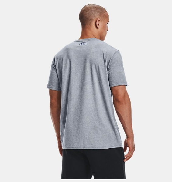 Gri Erkek UA GL Foundation Kısa Kollu T-shirt