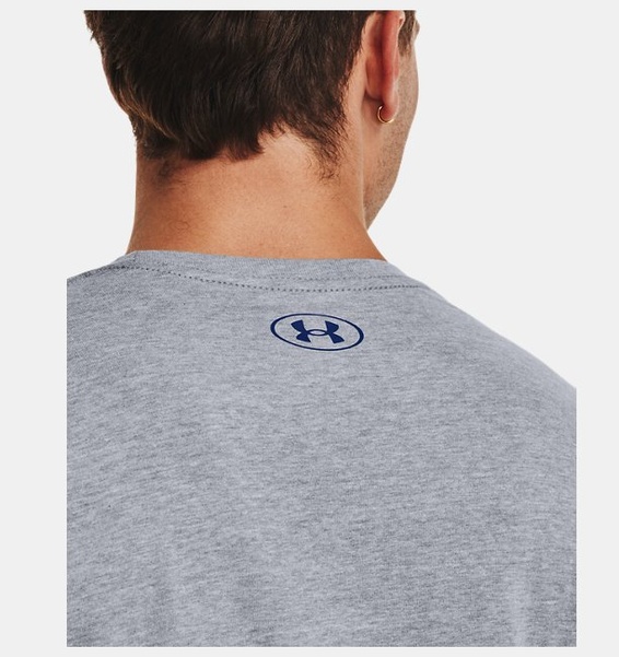 Gri Erkek UA GL Foundation Kısa Kollu T-shirt