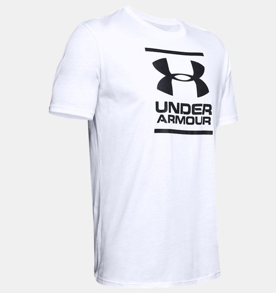Beyaz Erkek UA GL Foundation Kısa Kollu T-shirt