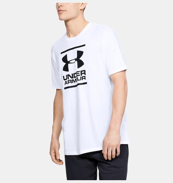 Beyaz Erkek UA GL Foundation Kısa Kollu T-shirt
