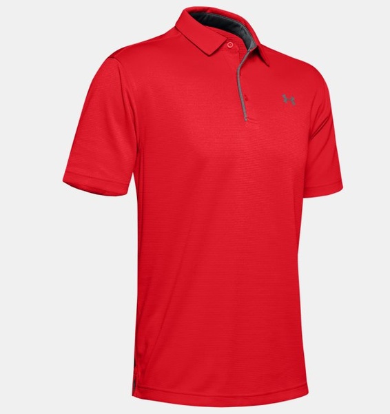 Kırmızı Erkek UA Tech Polo T-shirt