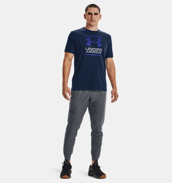 Lacivert Erkek UA GL Foundation Kısa Kollu T-shirt