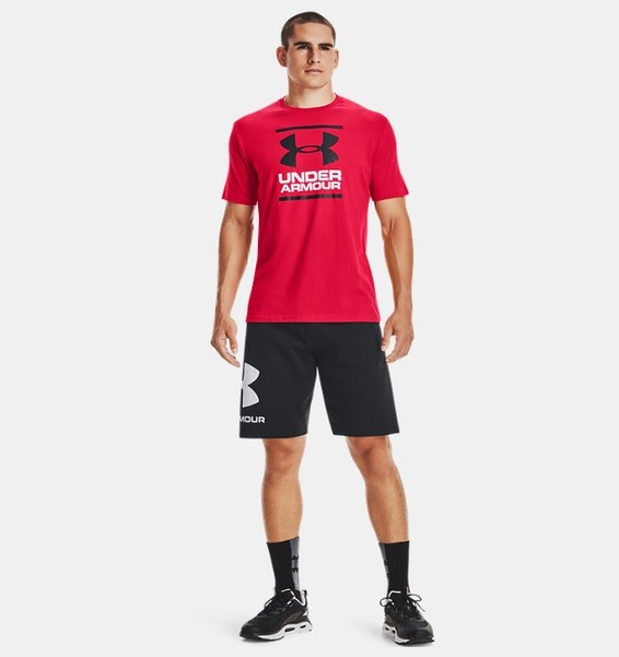 Kırmızı Erkek UA GL Foundation Kısa Kollu T-shirt