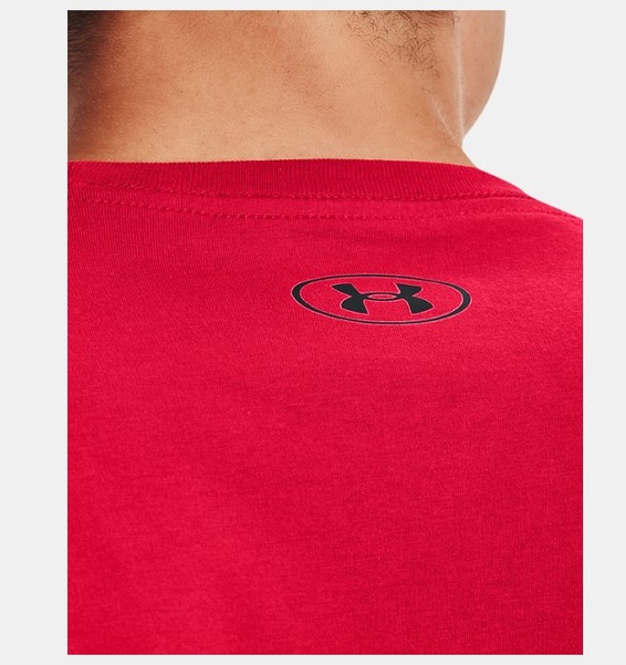 Kırmızı Erkek UA GL Foundation Kısa Kollu T-shirt