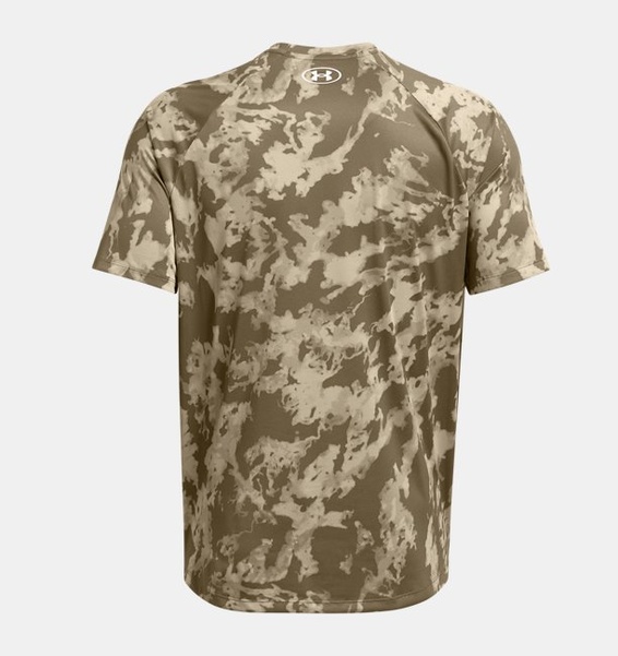 Vizon Erkek UA Tech ABC Camo Kısa Kollu T-shirt