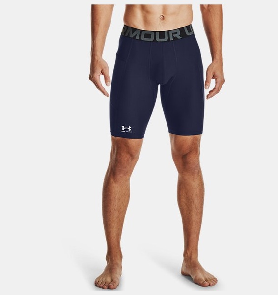 Lacivert Erkek UA HeatGear Armour Kısa Tayt