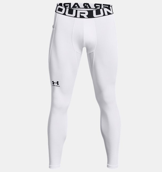 Beyaz Erkek UA ColdGear Armour Tayt