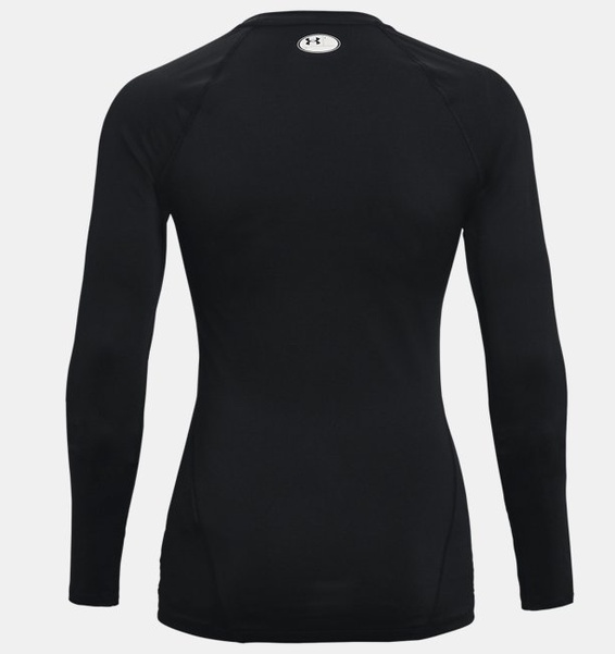 Siyah Kadın UA HeatGear Authentics Compression Uzun Kollu T-shirt