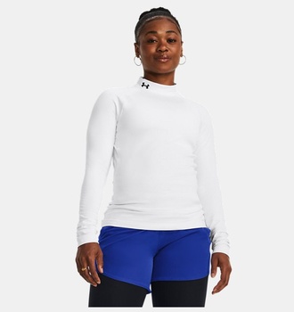 Kadın UA ColdGear Authentics Mock Uzun Kollu T-shirt
